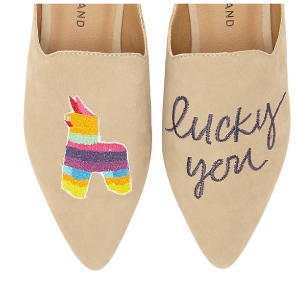 Lucky Brand Shoes - Embroidered Blythh Slide